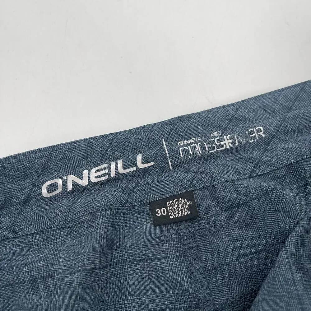 O'NEILL Board Shorts Mens Size 30 Blue Crossover Water Sports Swim Beach Lake